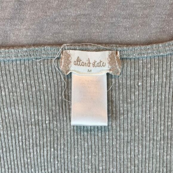 Bundle 4 Altar'd State Shirts Sweater Tops S M White Gray Brown - Picture 13 of 14